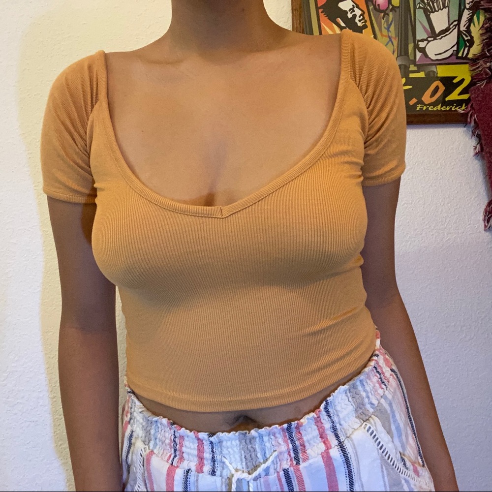 Orange Crop Top